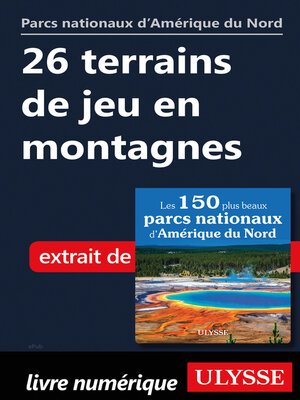 cover image of Parcs nationaux d'Amérique du Nord